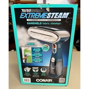 Conair Turbo ExtremeSteam Handheld Fabric Steamer 1550W Blue GS38R New In Box